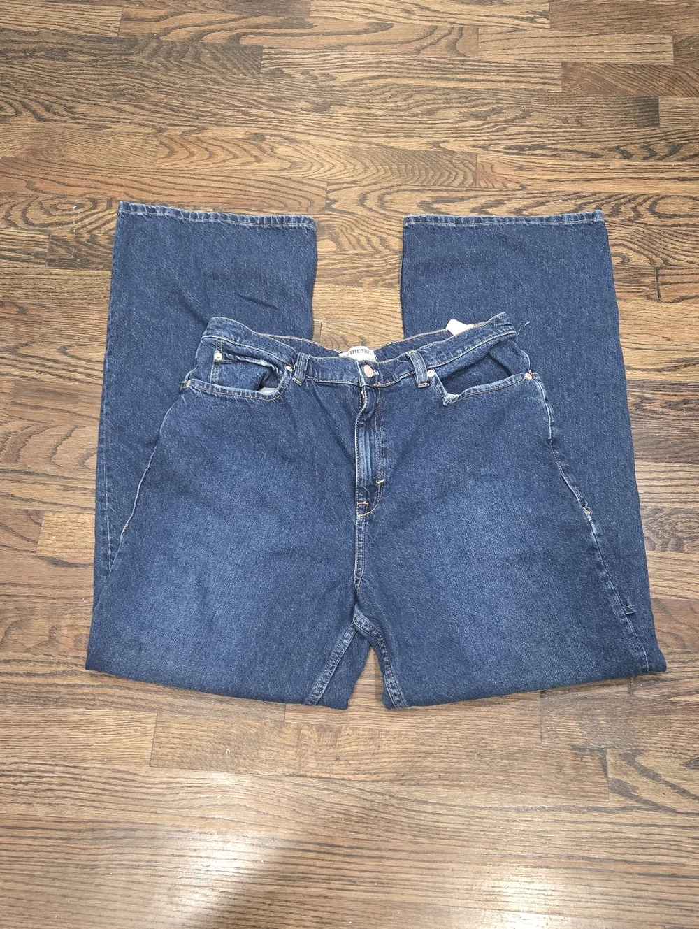 We The Free Tinsley Baggy Jeans Free People NWT Size 32 - Picture 3 of 8